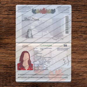 Canada Passport Template PSD 2