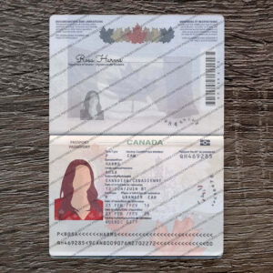 Canada Passport Template PSD 3