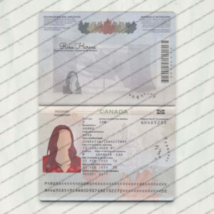 Canada Passport Template PSD 4