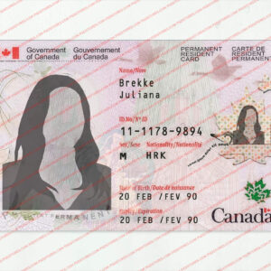 Canada Permanent Resident Card